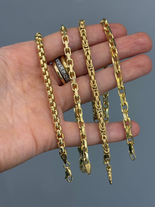 14k Byzantine bracelet