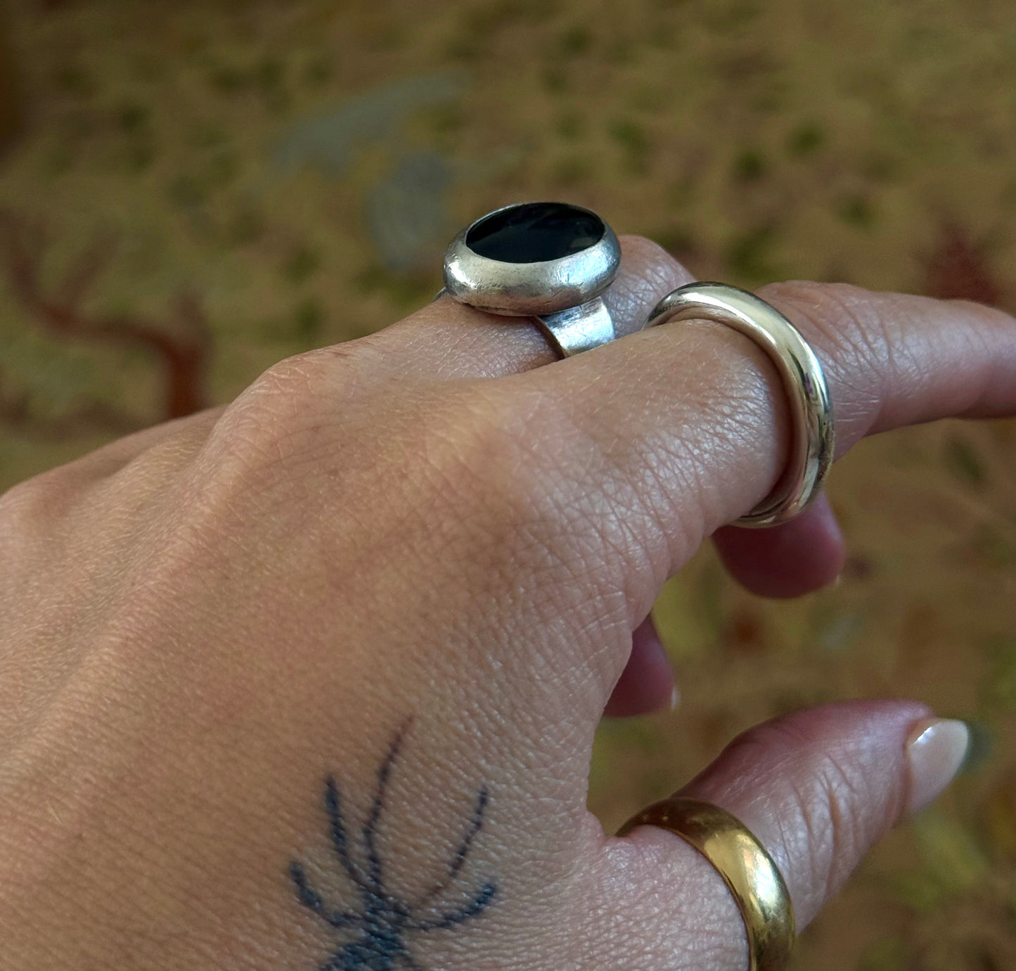 Sterling Silver Donut Ring
