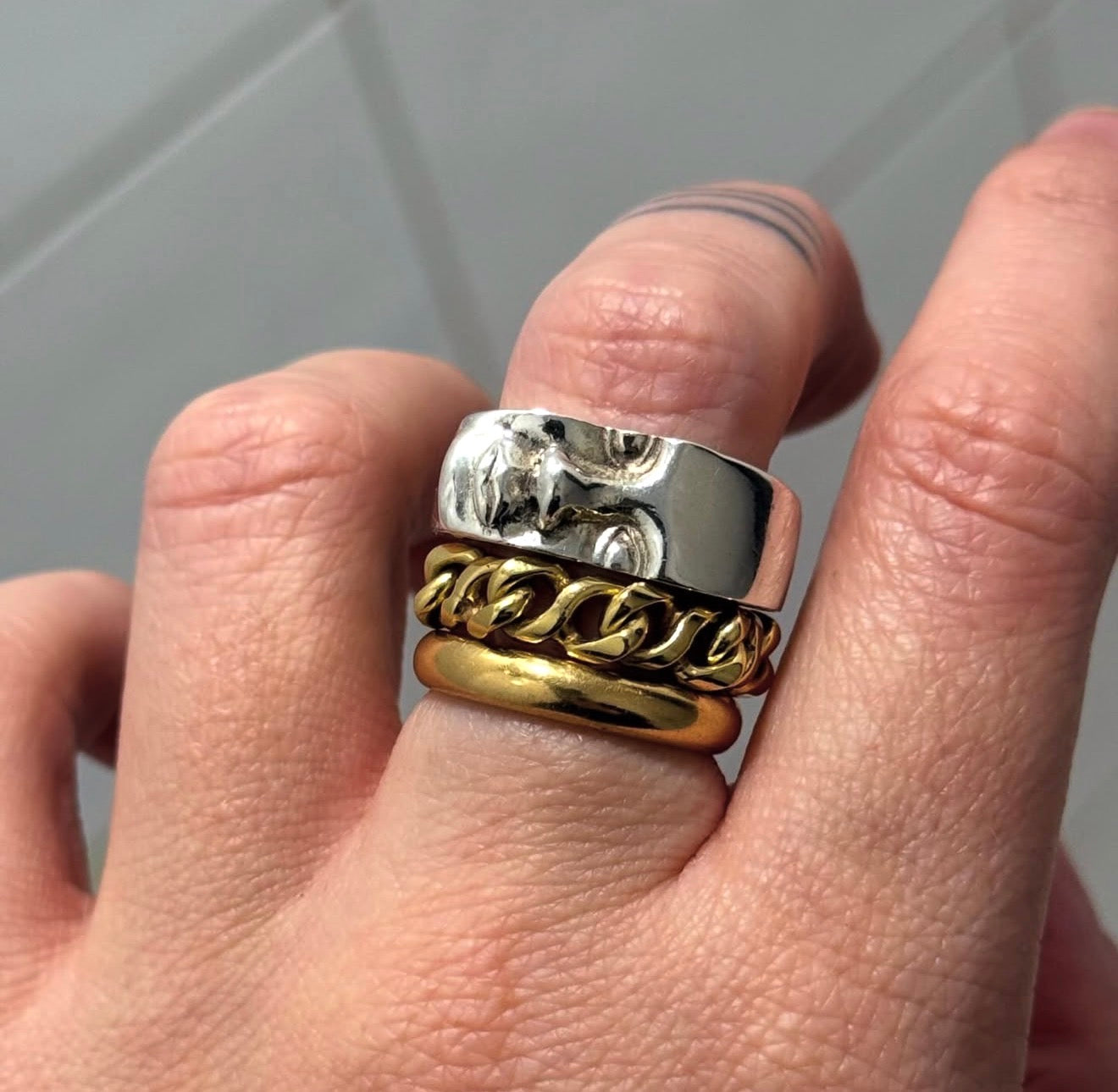 Vintage Figural Customizable Ring